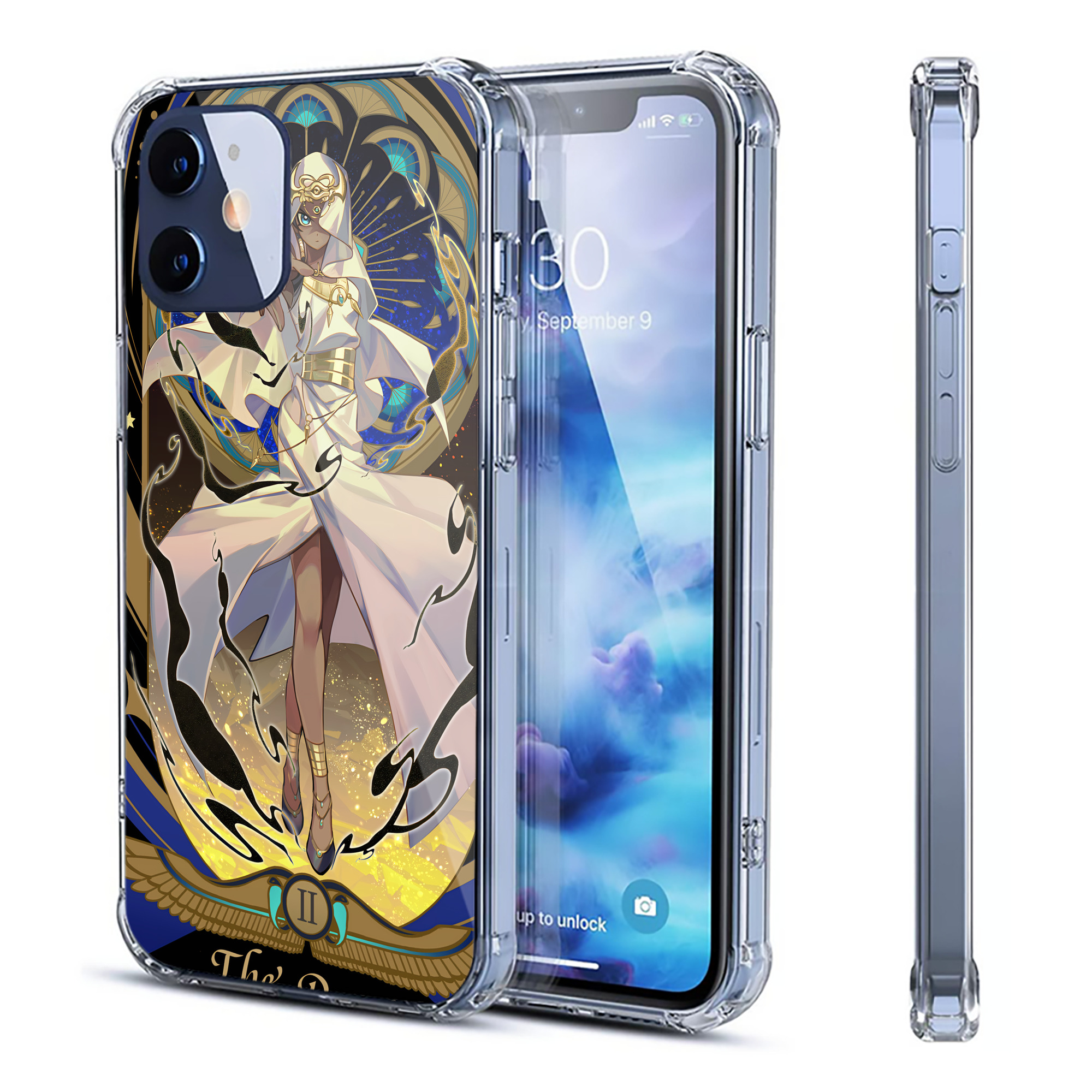 （画像用） 遊☆戯☆王 Yu-Gi-Oh! 【iPhone 12シリーズ対応】透明スマホケース（クリアソフトケース）